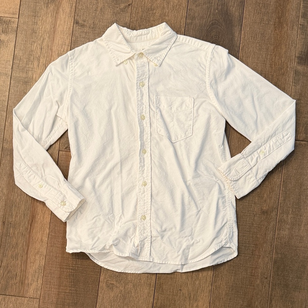 GAP Kids White Button Down Shirt
